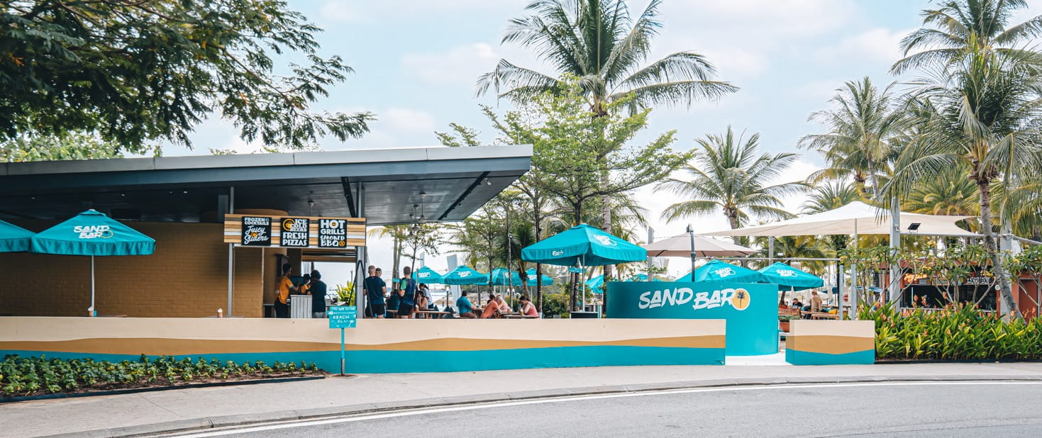 Sand bar. Sand bar