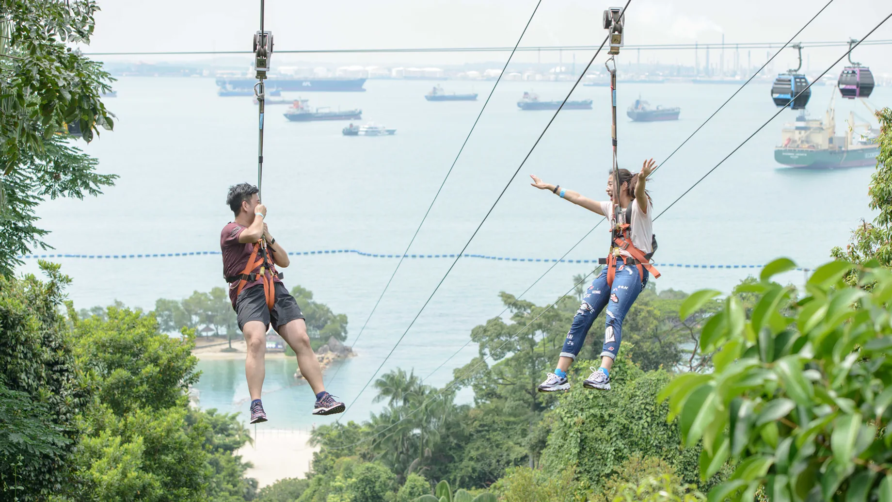 Mega Adventure Park | Mega Zipline Sentosa Singapore
