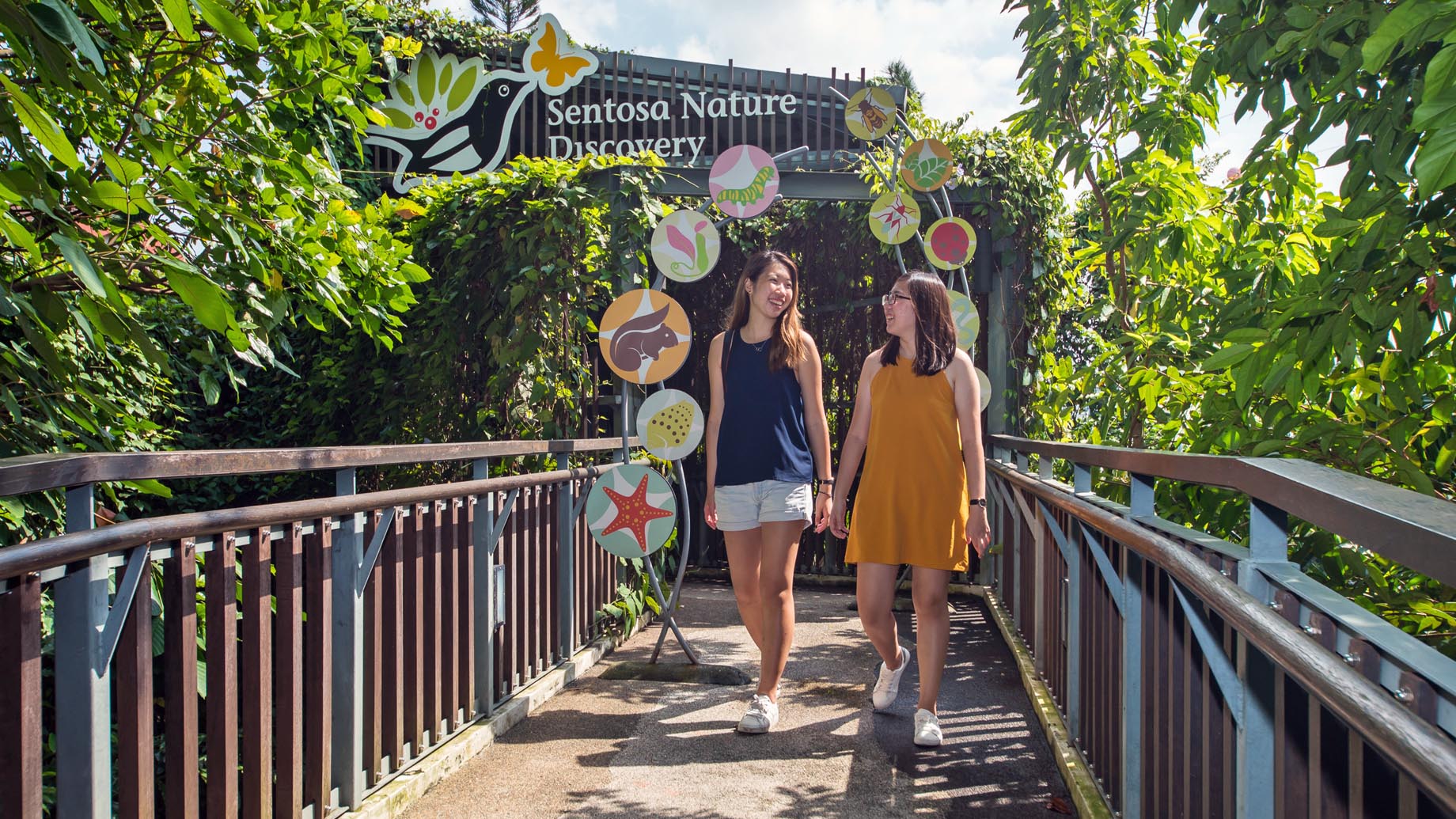 Guests at Sentosa Nature Discovery