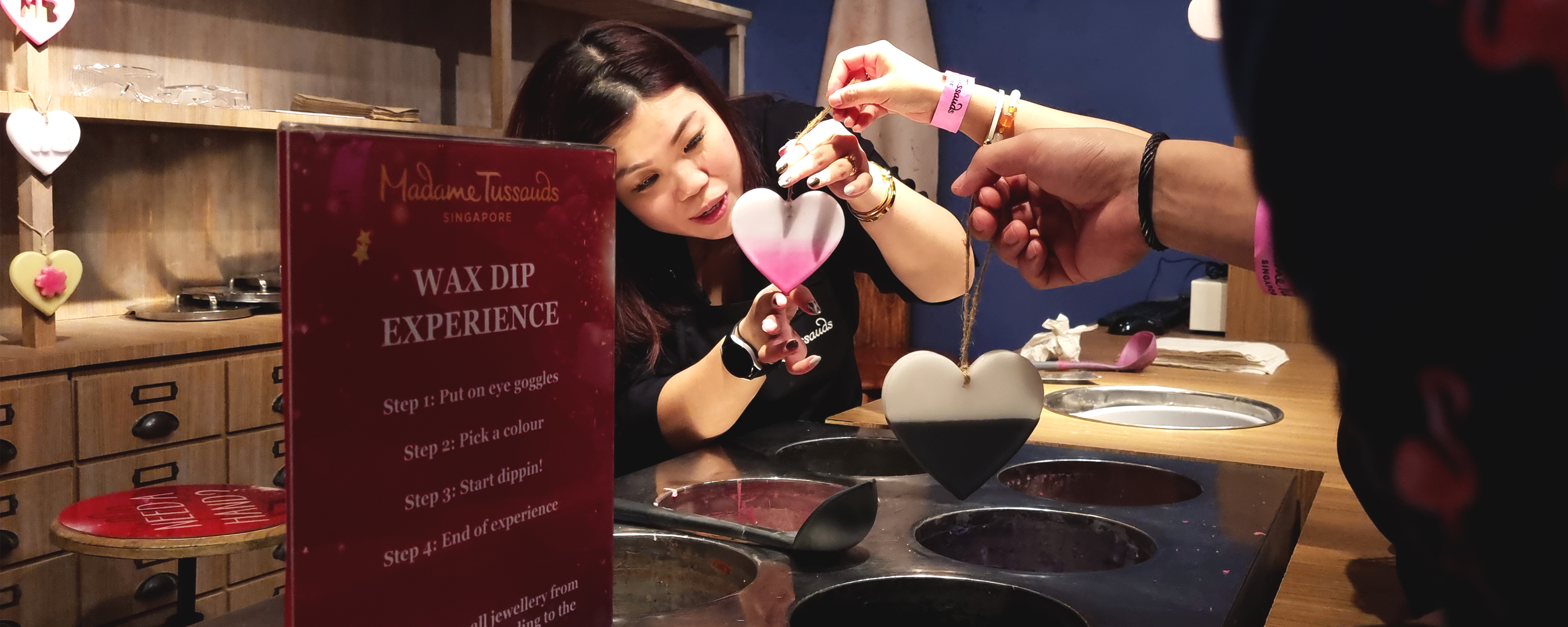 Madame Tussuads Singapore Wax Dipping Experience