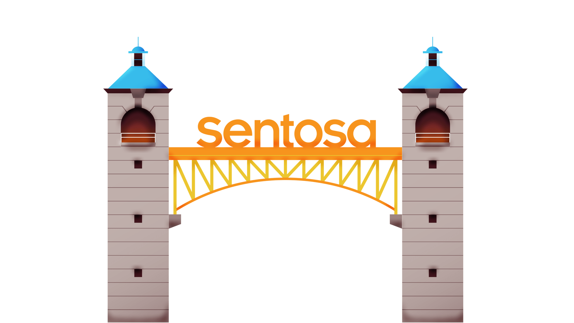 sentosa illustrations_sentosa gateway